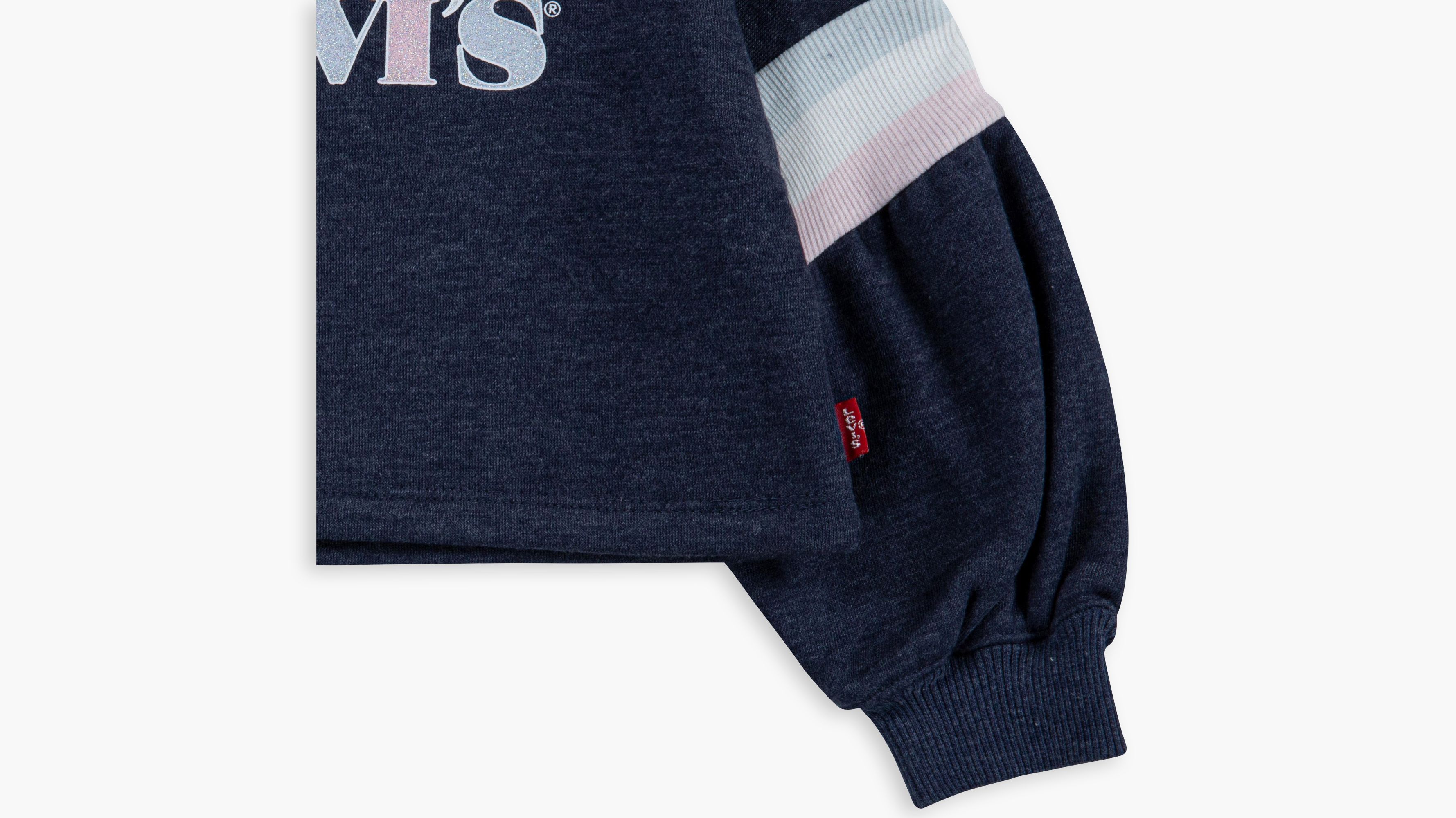 Baby Girls Rainbow Trim Hoodie and Jeans Set 12-24M 4