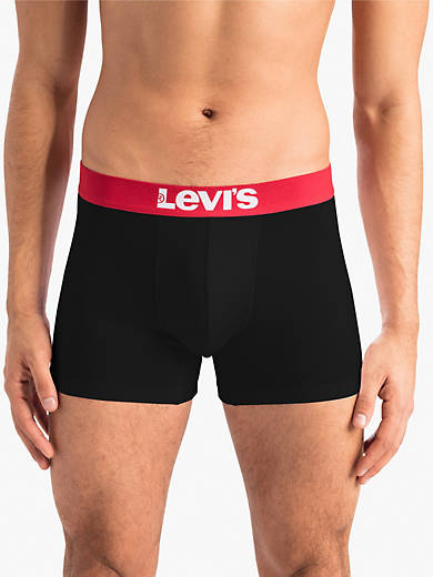 Details about   Levis Mens All Over Logo Boxer Brief/ Shorts 2-Pack 