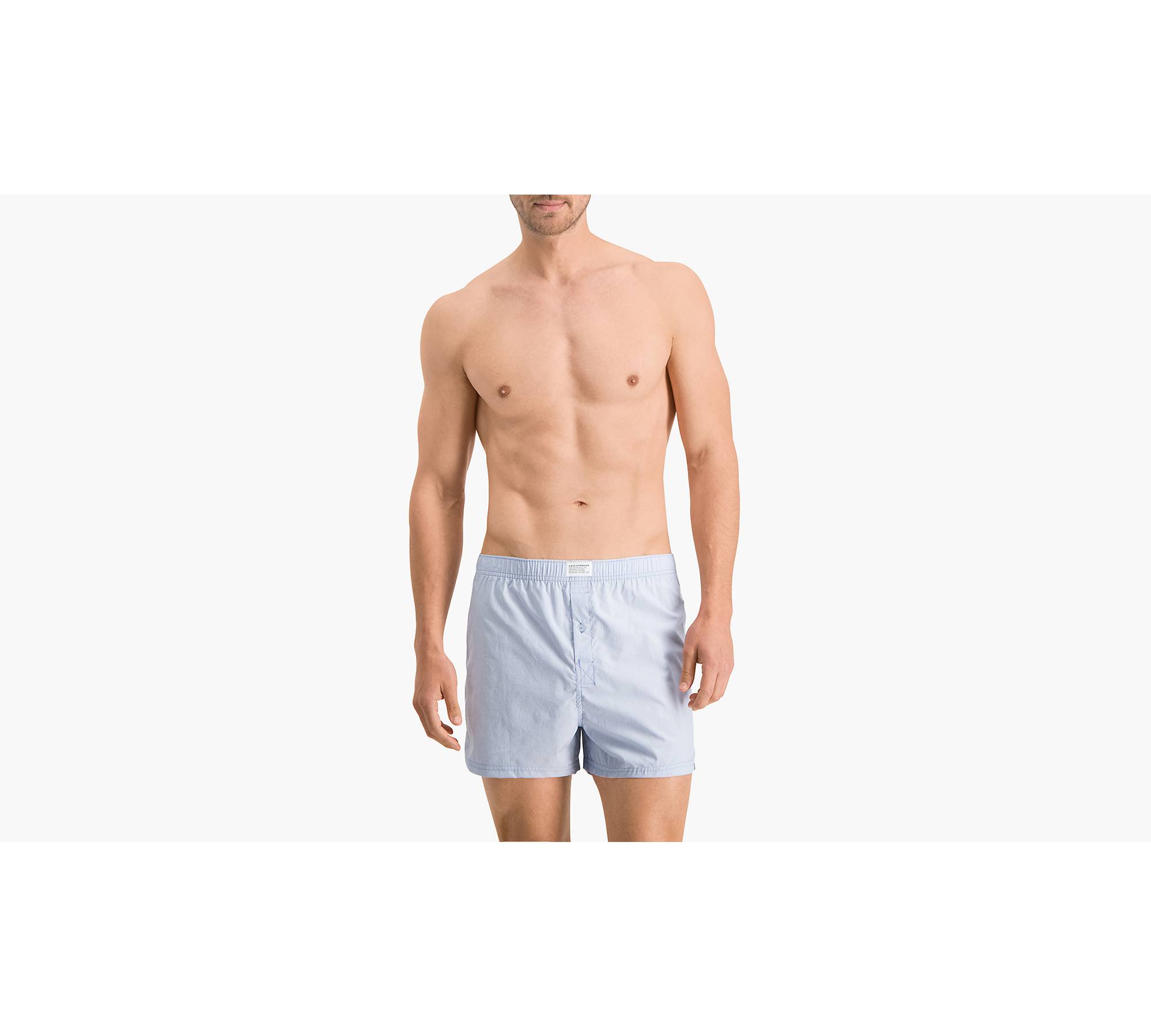 WES Lounge by Westside Navy Woven Cotton Boxers Pack of Two