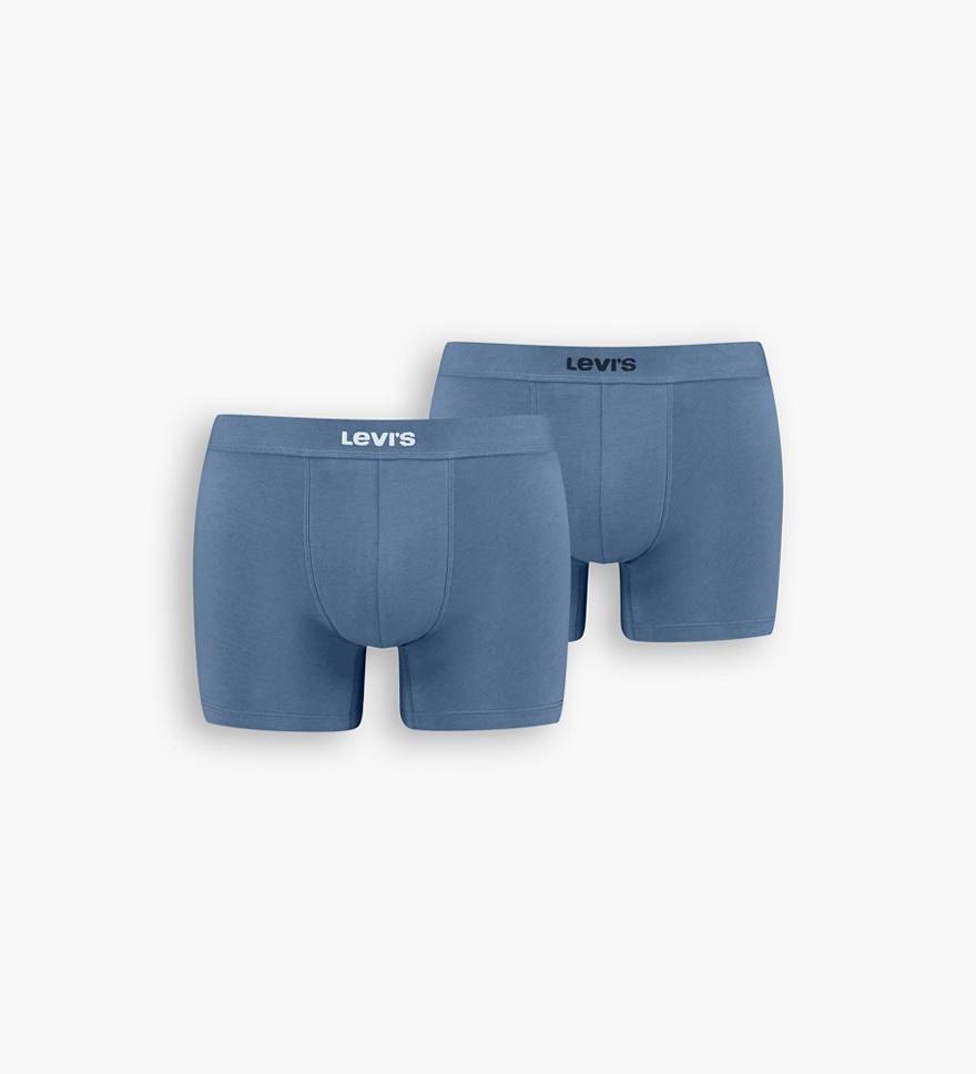 Panel Dye Boxer Briefs 2-pack - Blue | Levi's® ES