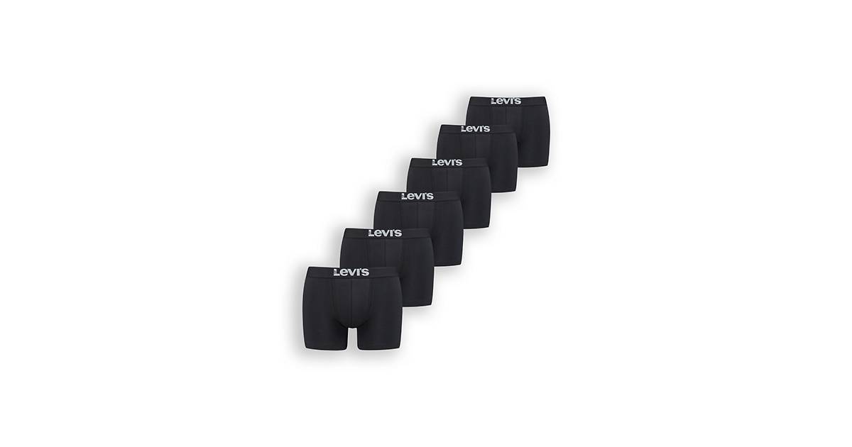 Levi's® Solid Basic Briefs - 6 Pack - Black | Levi's® GB