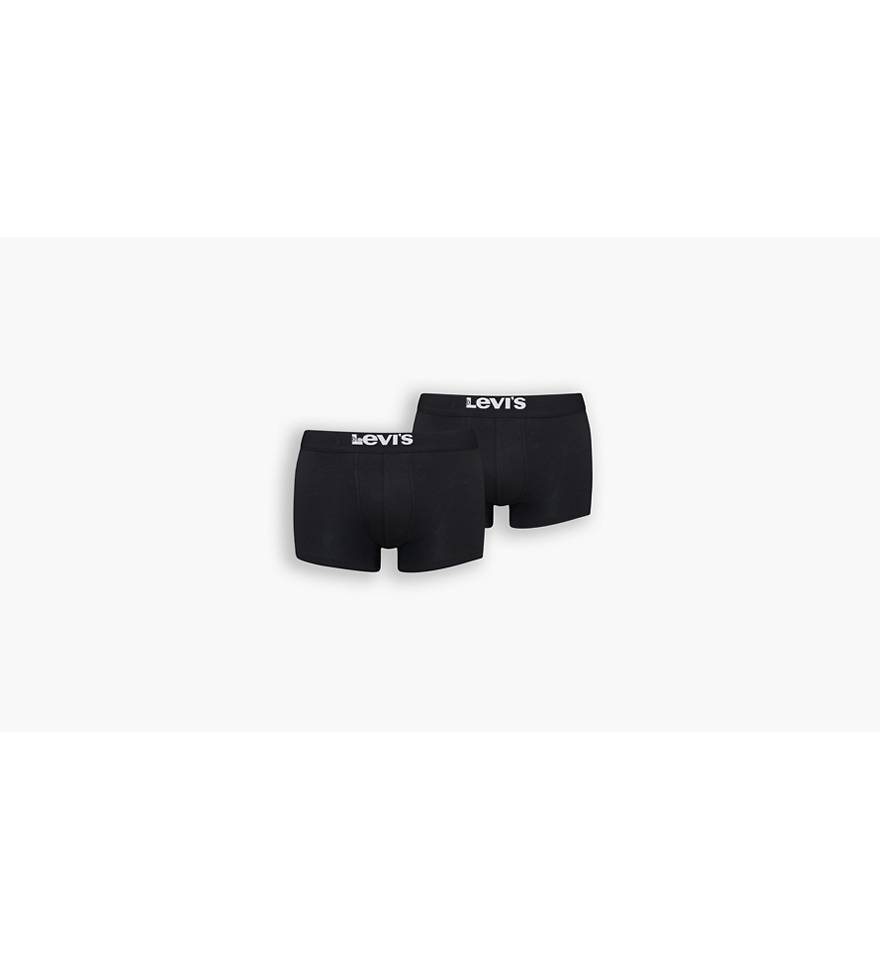 Levi's® Solid Organic Cotton Basic Trunk - 2 Pack - Black | Levi's® GB