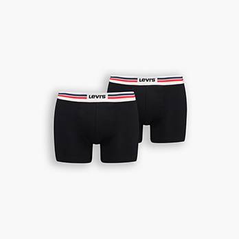 Levi's® Sportswear Logo Boxer Briefs - 2 Pack - Black | Levi's® GB