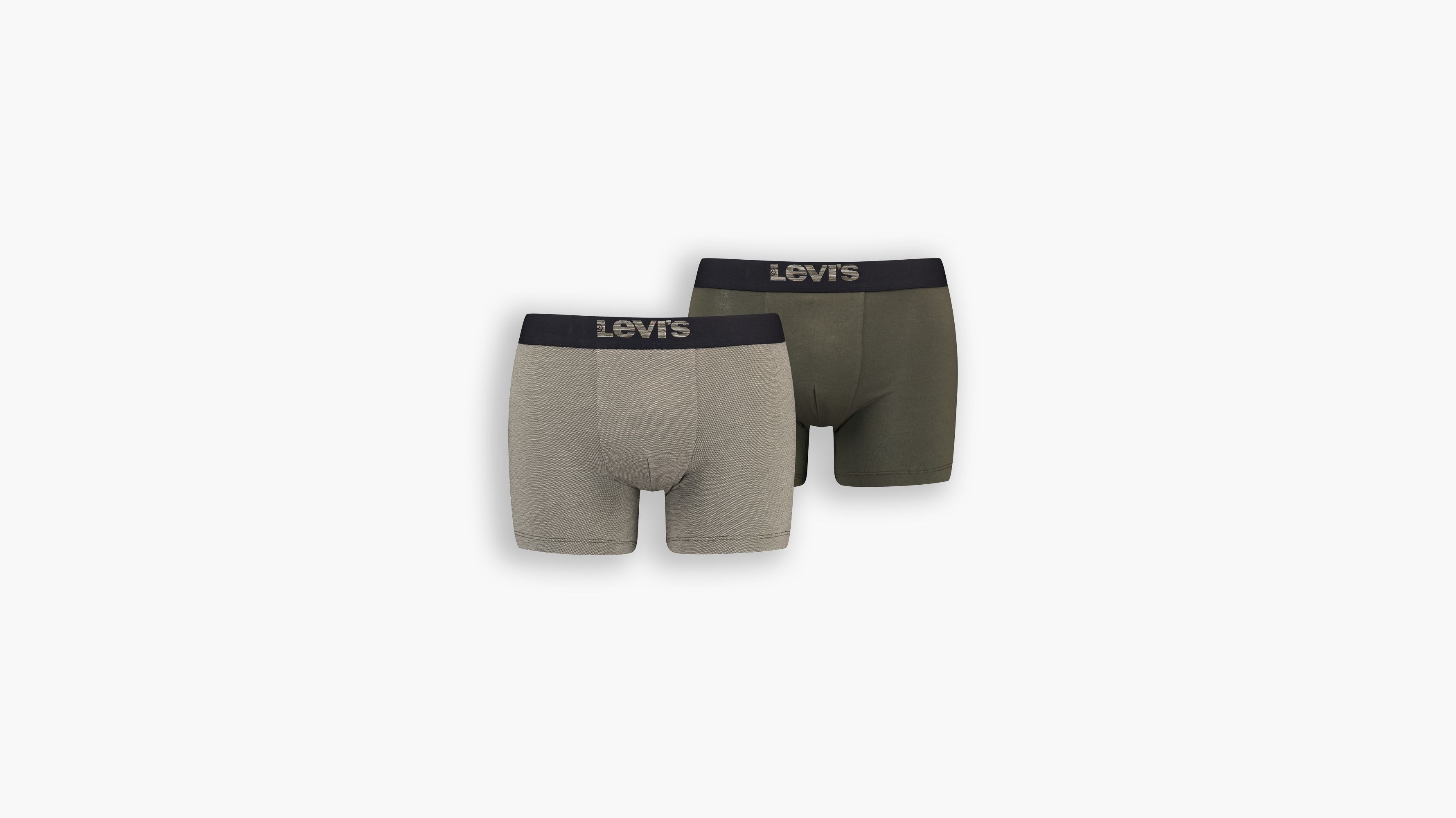 Levi's® Optical Illusion Boxer Briefs - 2 Pack - Green