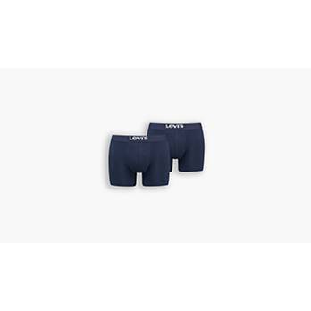 Levi's® einfarbige Boxer Shorts – 2er-Pack 1