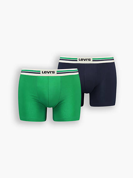 caleçon logo sportswear levi's® lot de 2 multicolore / green/navy