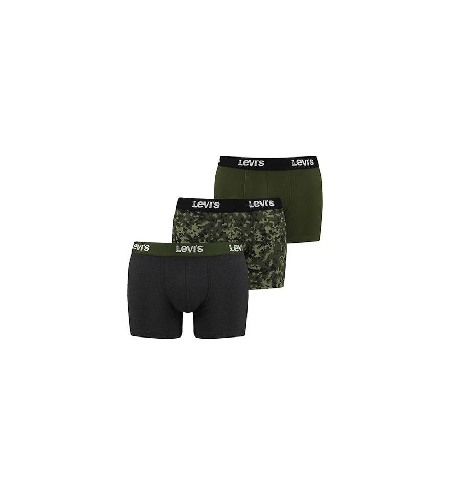 Levi's® Dappled Camo Boxer Shorts – 3er-pack - Grün | Levi's® DE