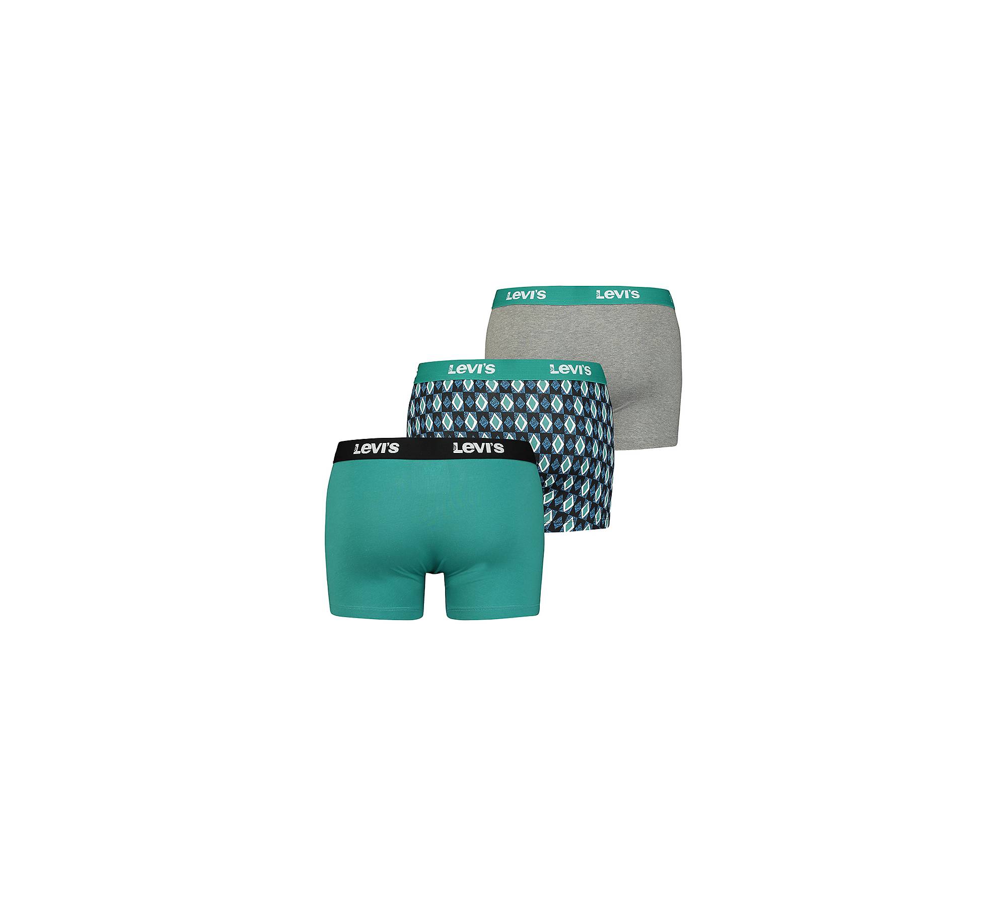 Levi's® Diamond Argyle Boxer Brief - 3 Pack - Green | Levi's® IE