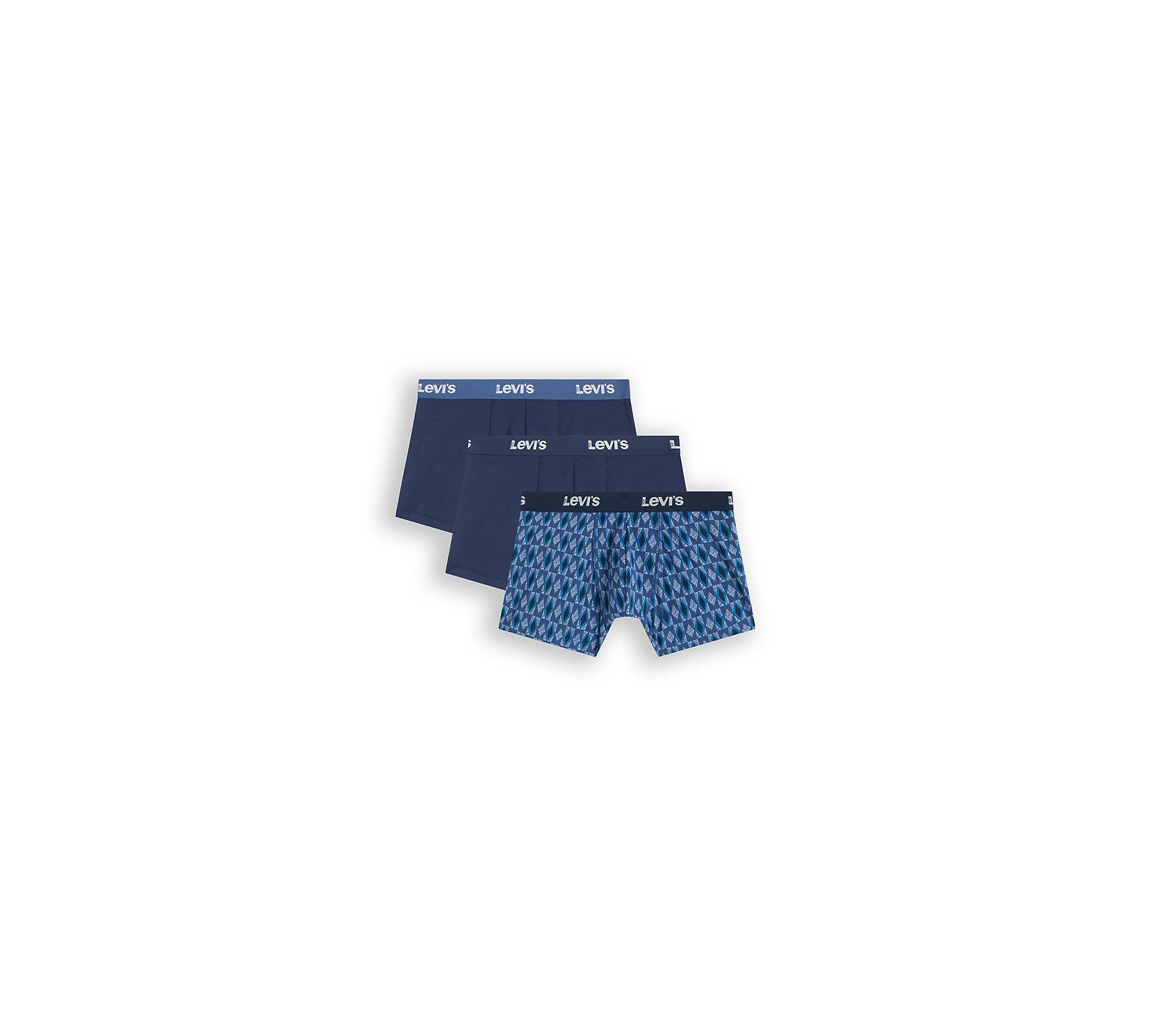 Levi's® Diamond Argyle Boxer Brief - 3 Pack - Blue | Levi's® GB
