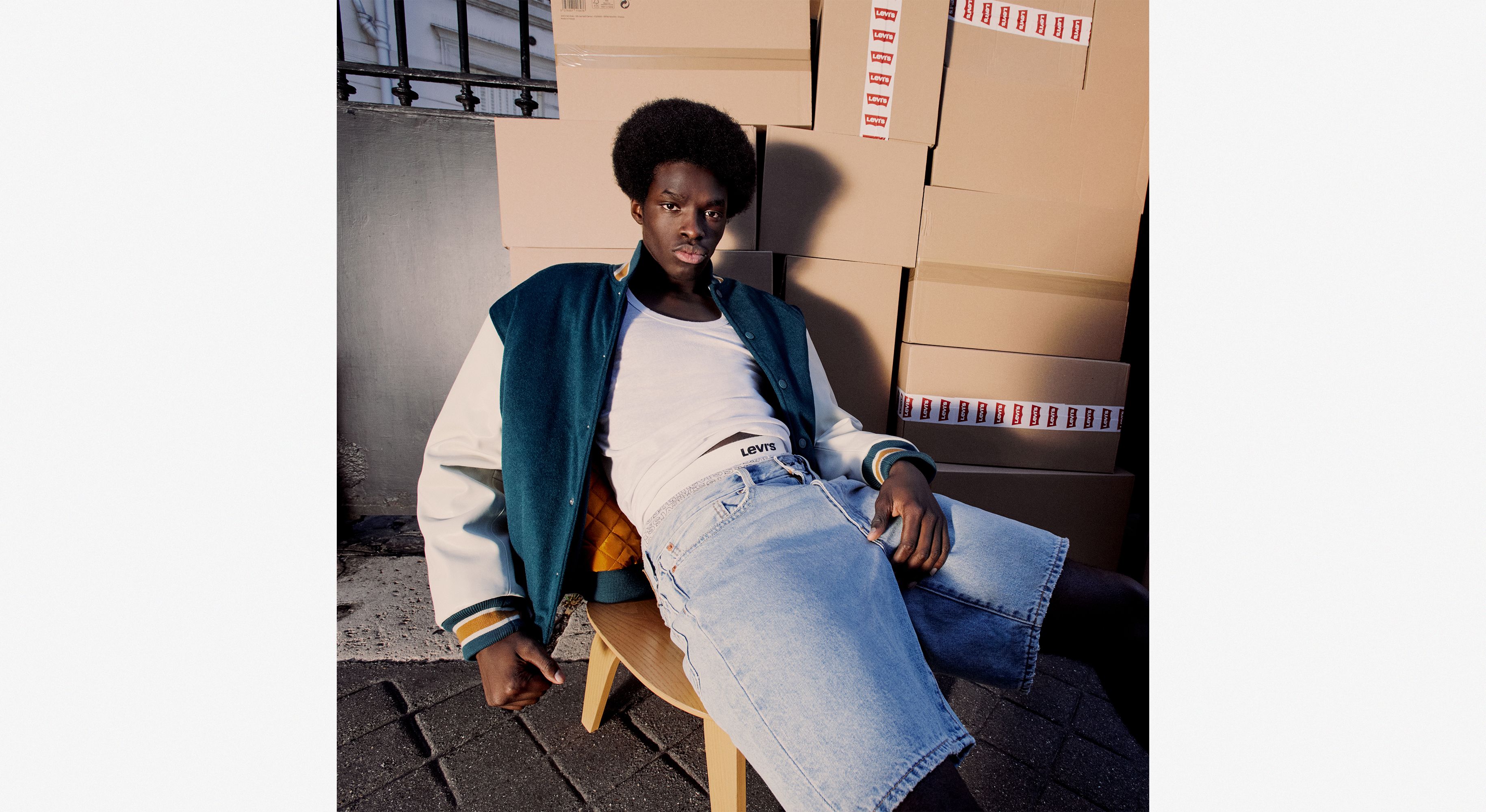 Boxer parigamba Levi's® con logo tono su tono - Confezione da 2 2