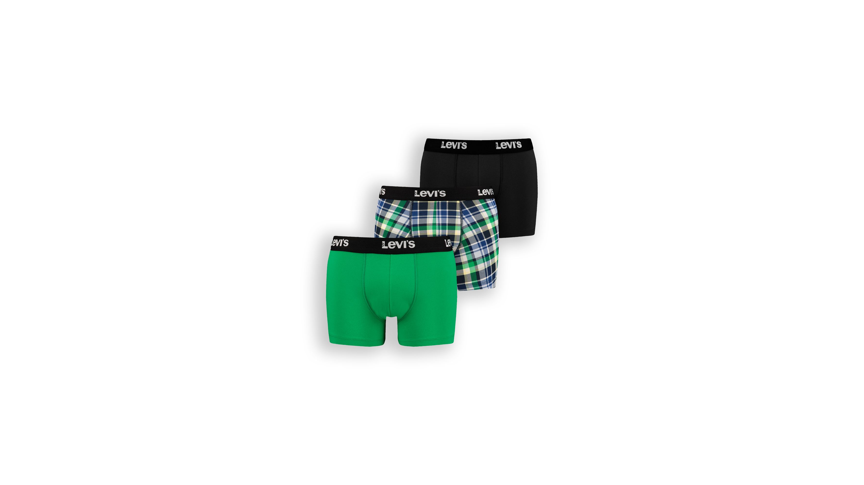 Calzoncillos bóxer Levi's® Retro Plaid: paquete de 3 1