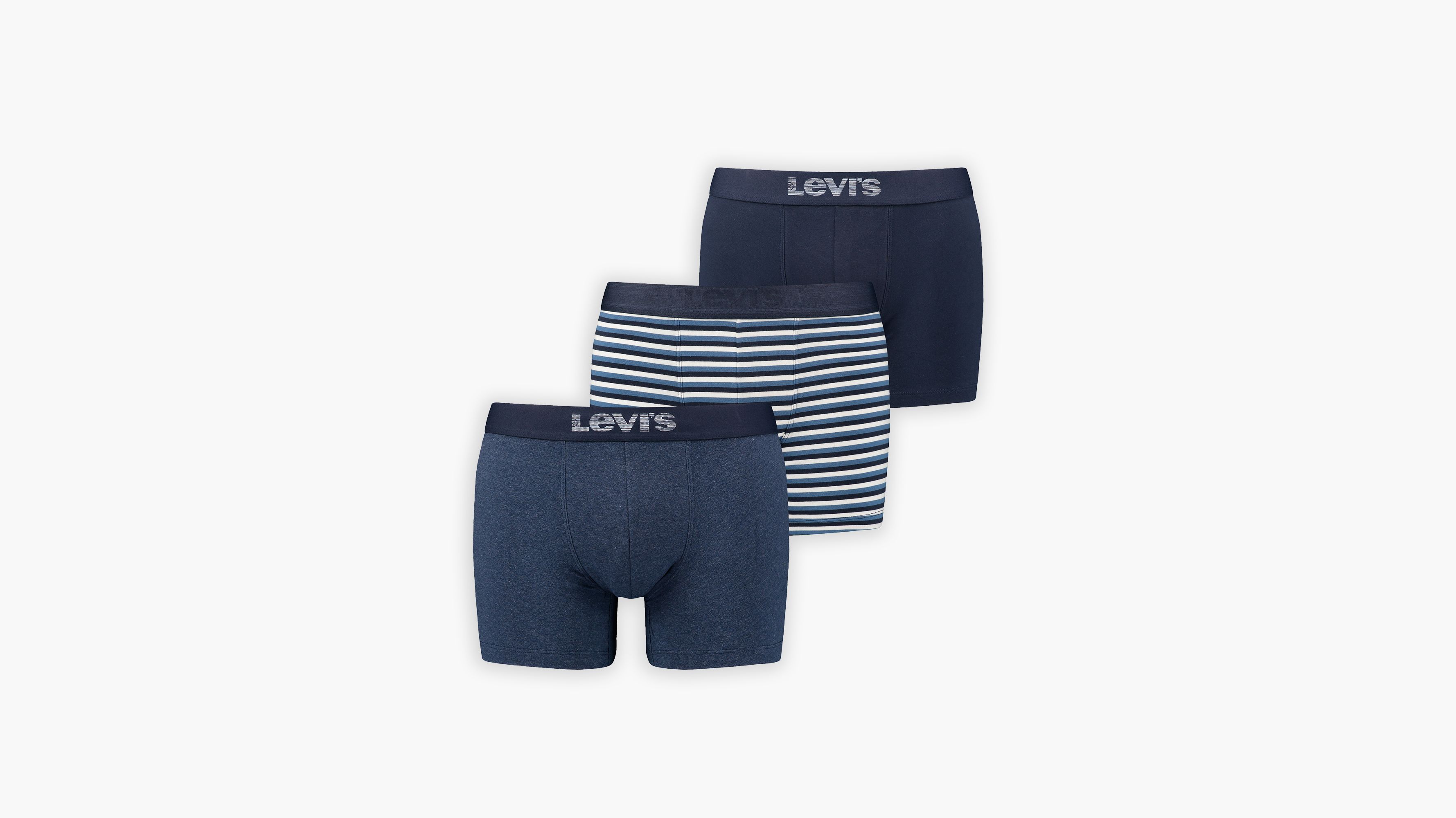 Levi's® presentbox: randiga boxer briefs i denim – 3-pack 1
