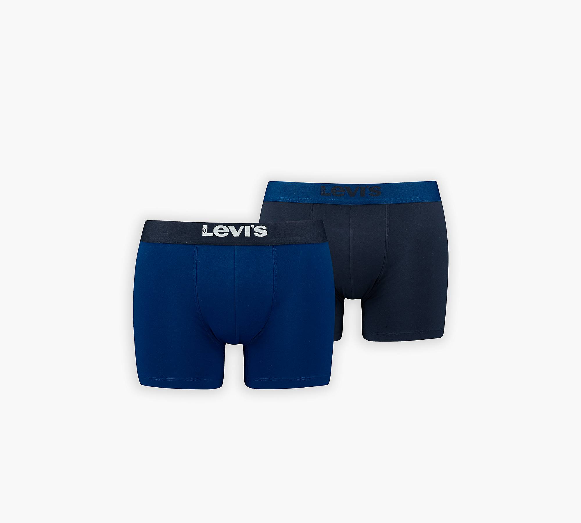 Levi's® Solid Basic Boxer Shorts aus Bio-Baumwolle – 2er-Pack 1