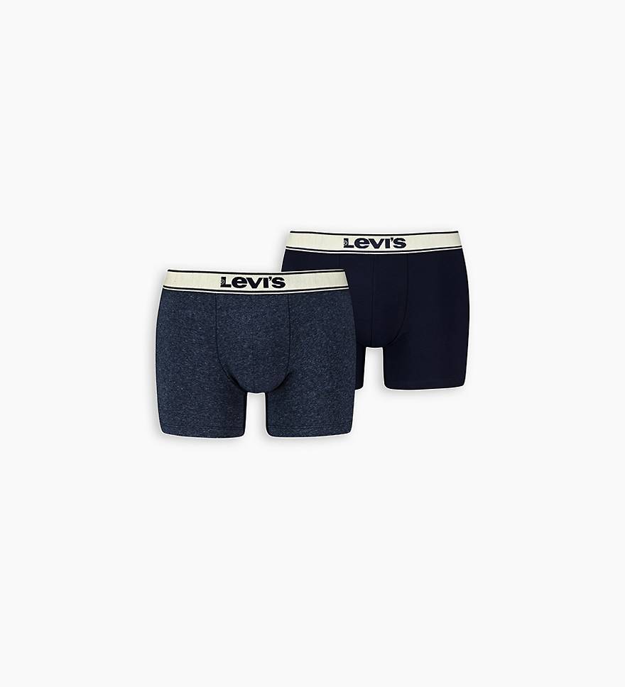 Levi's® Vintage Boxer Shorts aus melierter Bio-Baumwolle – 2er-Pack 1