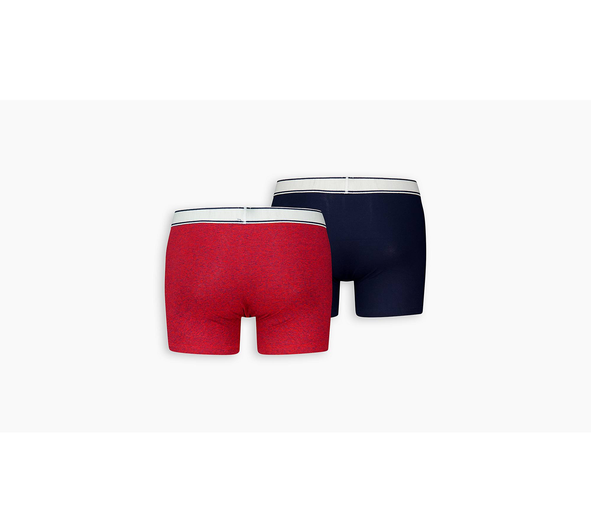 Levi's® Vintage Heather Organic Cotton Boxer Brief - 2 Pack - Red ...
