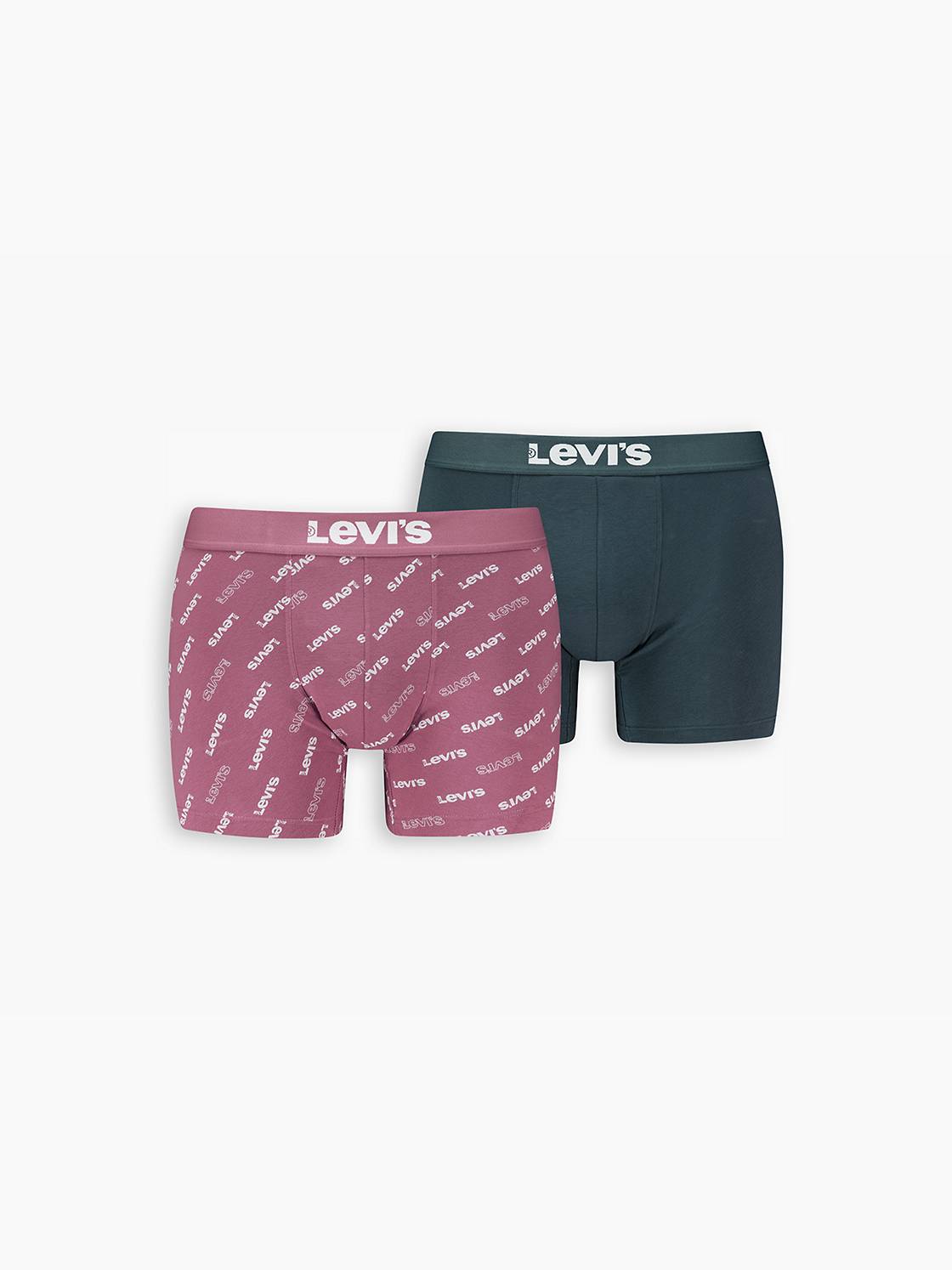 Levi's® Logo Organic Cotton Boxer Briefs - 2 Pack 1