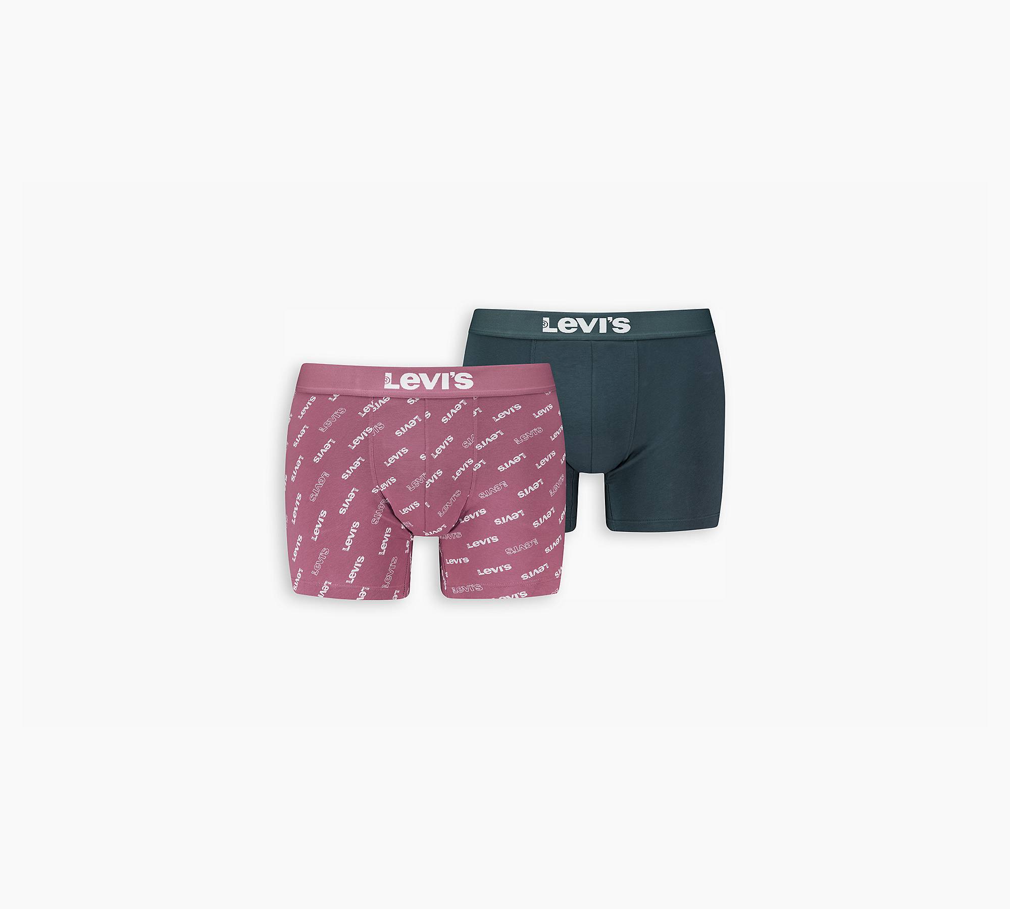Levi's® Boxer Shorts aus Bio-Baumwolle mit Logo – 2er-Pack 1