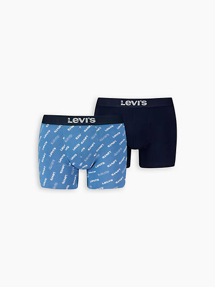 levi's® caleçons lot de 2 bleu / blue combo