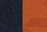 Orange/Navy - Multicolore