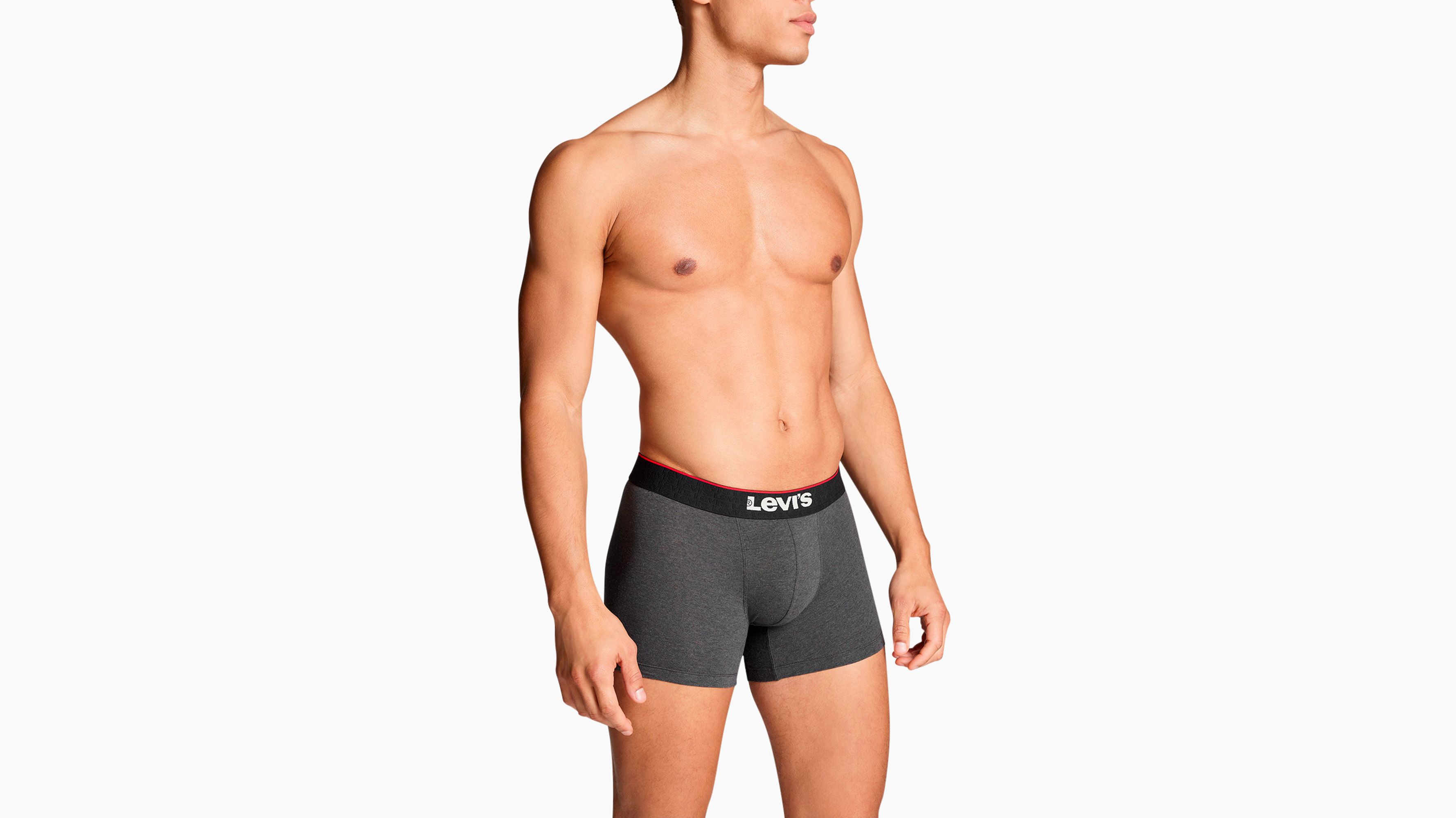 Levi’s® Denim Logo Boxer Briefs - 2 Pack 2