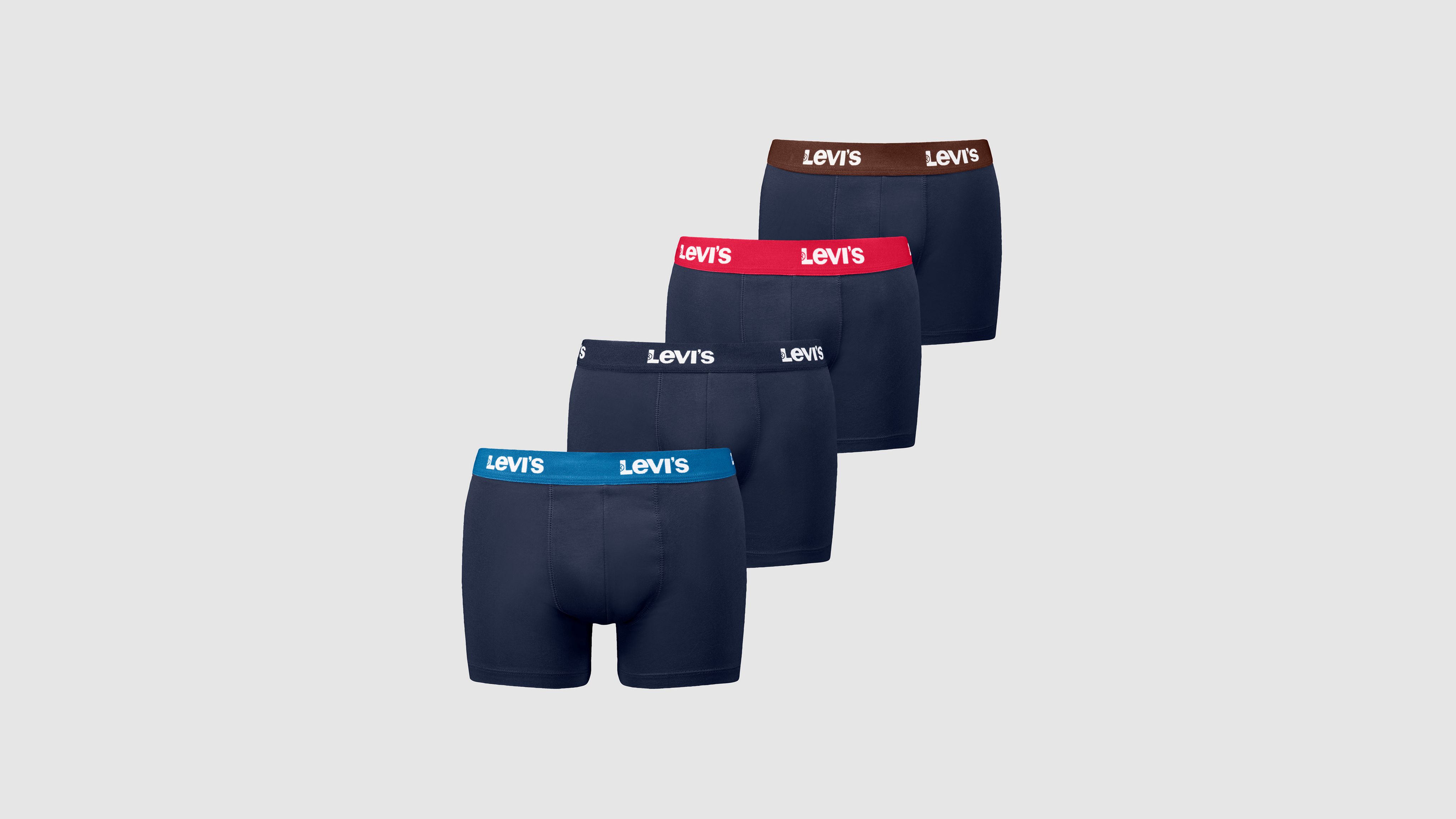 Levi's® Solid Boxer Briefs - 4 Pack 1