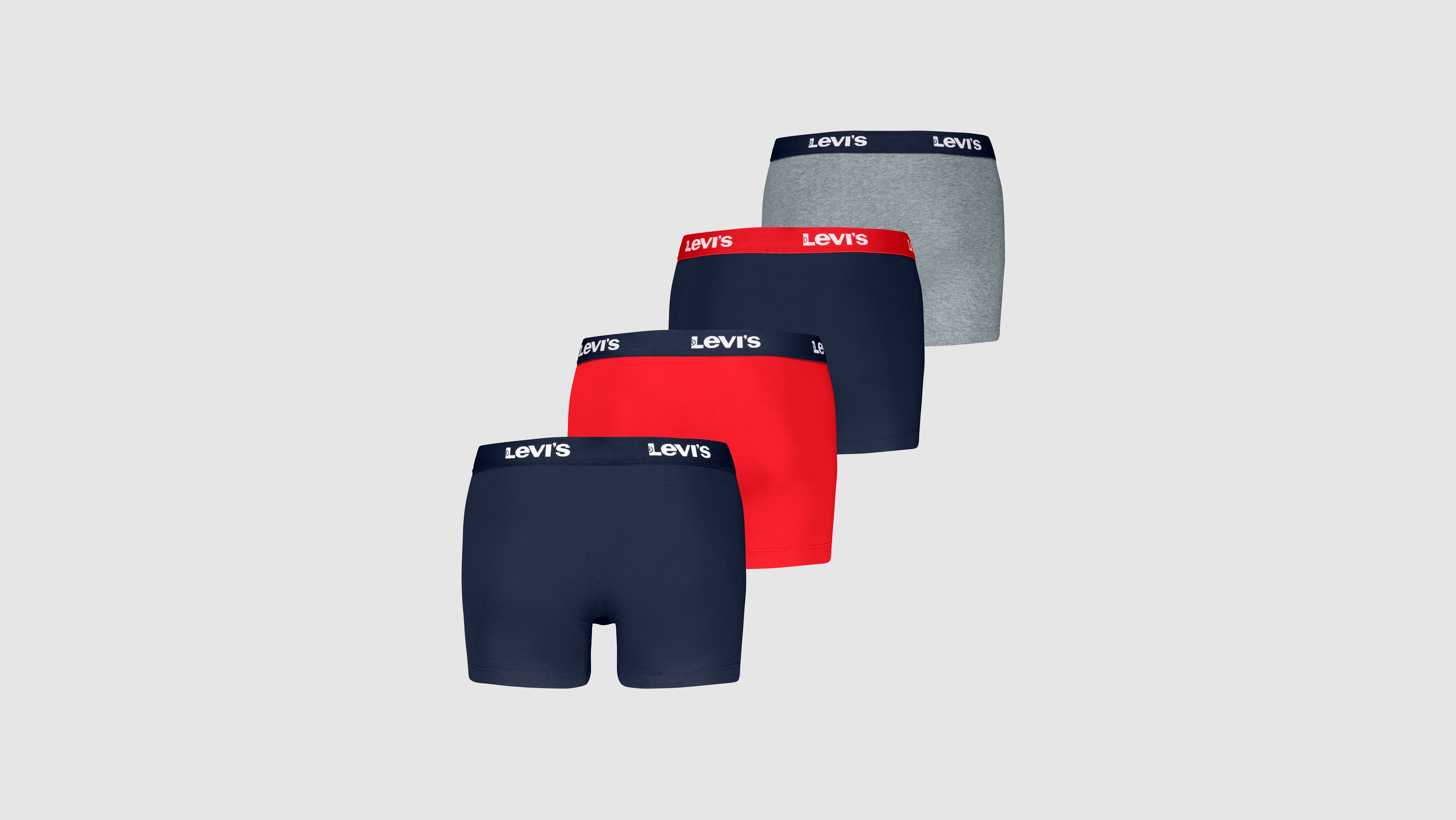 Levi's® Solid Boxer Briefs - 4 Pack 2