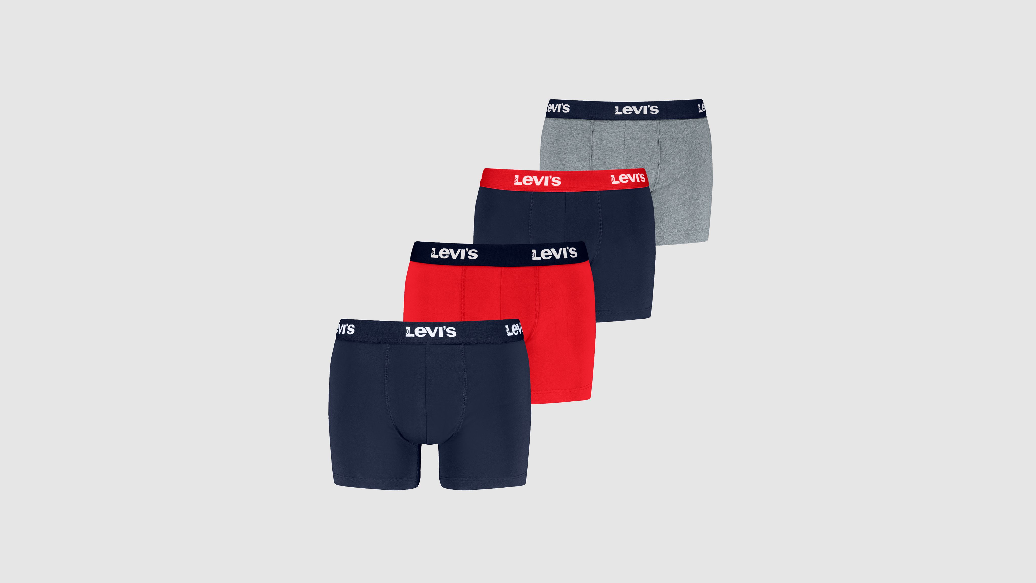 Levi's® Solid Boxer Briefs - 4 Pack 1