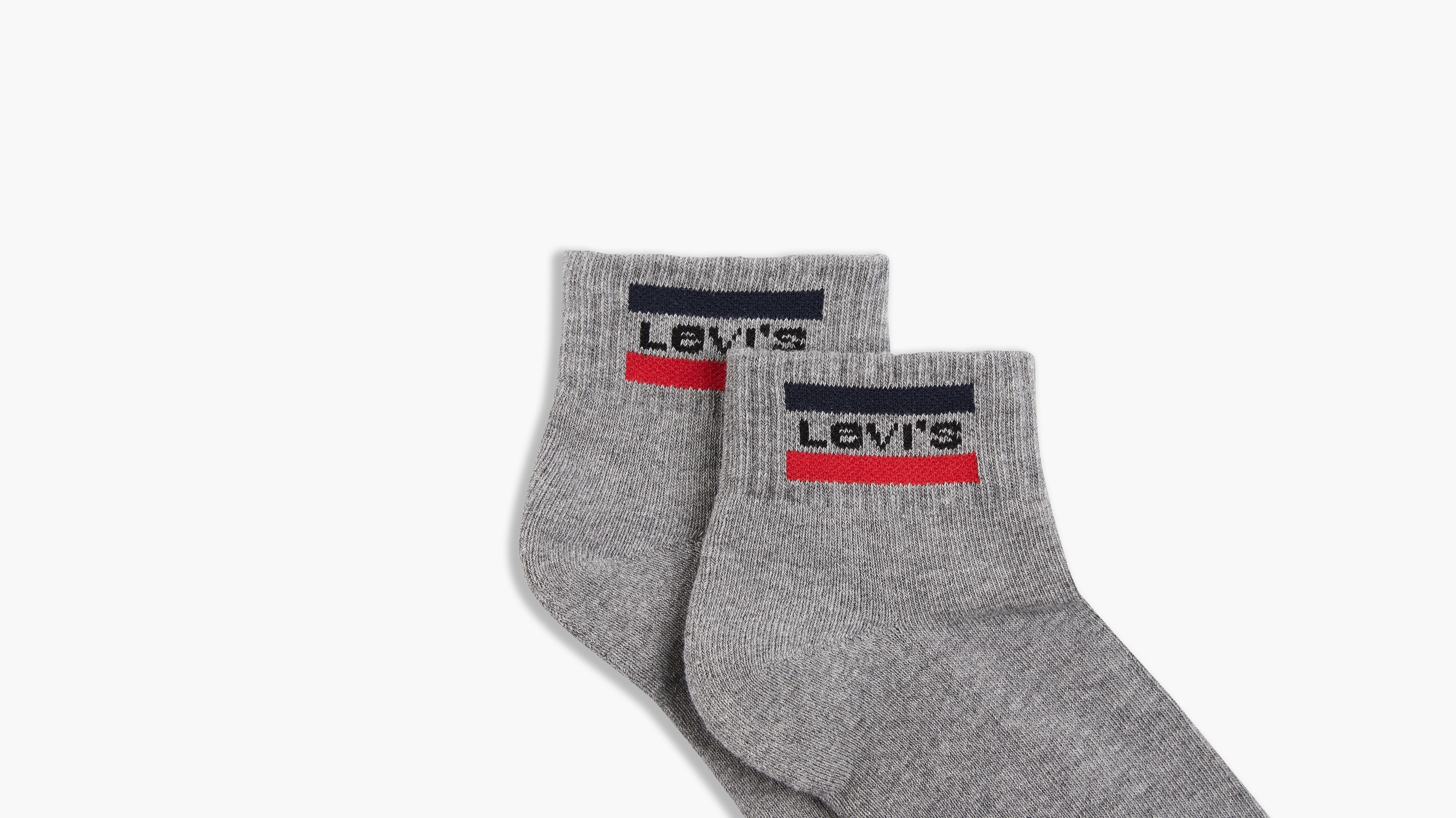 Calze Levi's® medie con logo sportivo - Confezione da 2 6