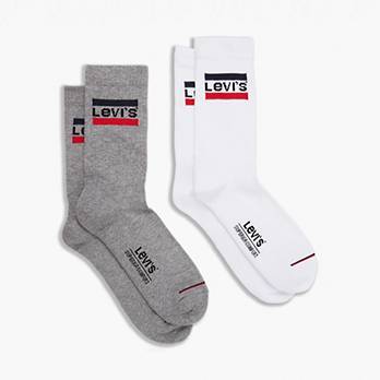 Levi's® Regular Cut Sportswear Socks - 2 Pack 3