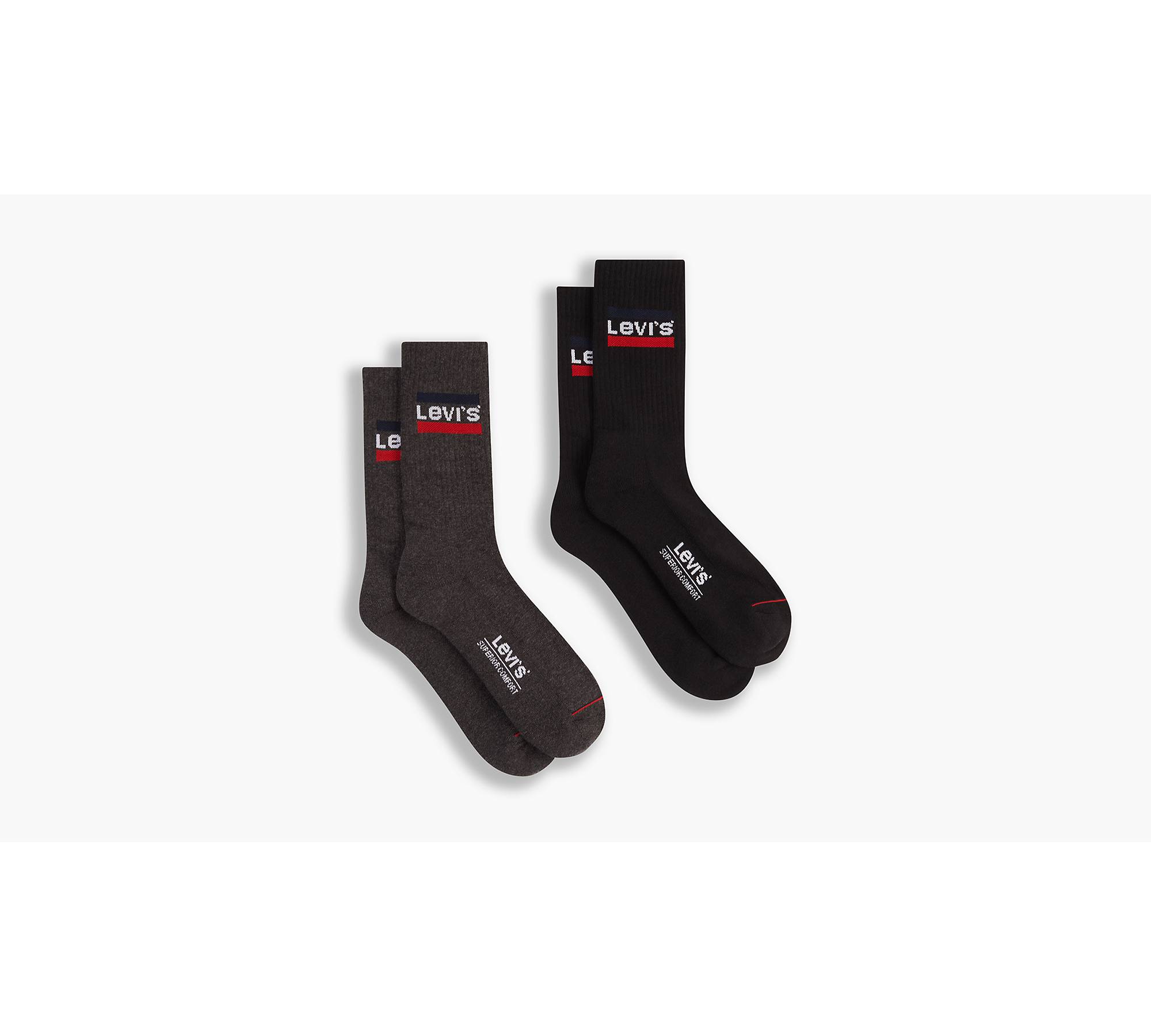 Levi's® Regular Cut Sportswear Socken – 2er-Pack 1