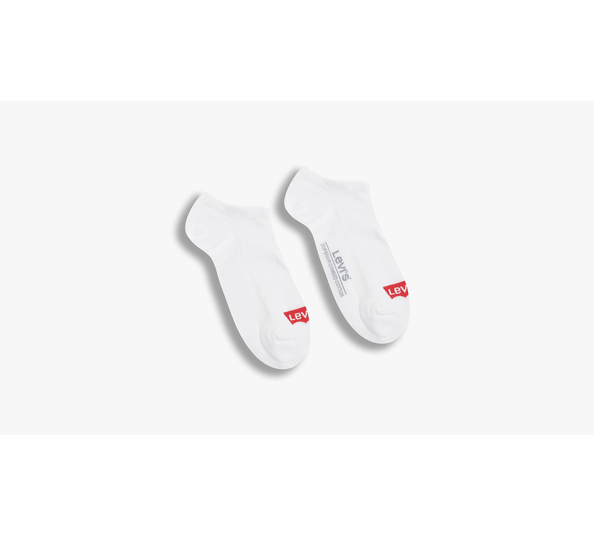 Levi's® Low Cut Batwing Socks - 3 Pack - White | Levi's® FR