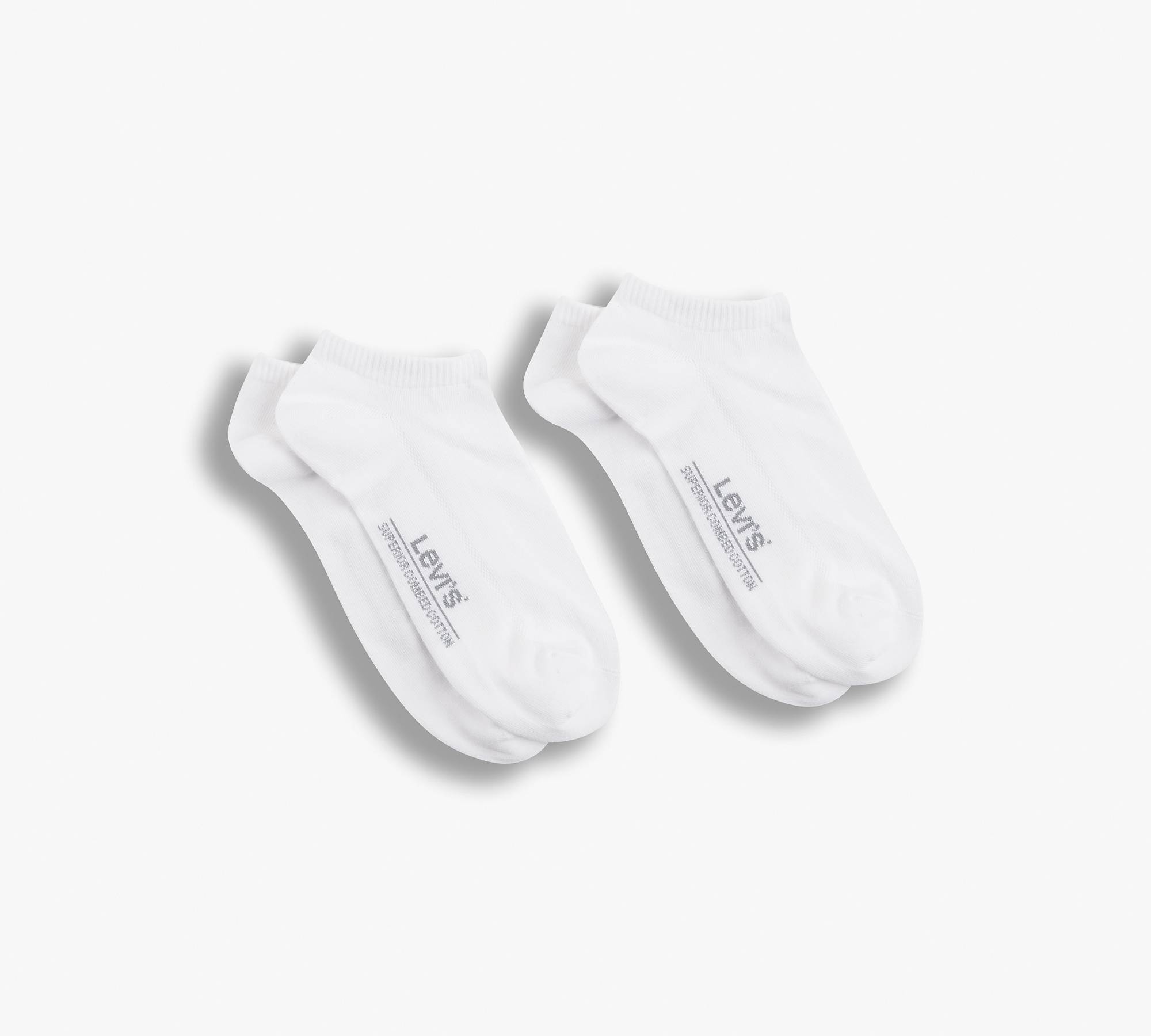 Levi's® Low Cut Socks - 2 Pack - White | Levi's® NO