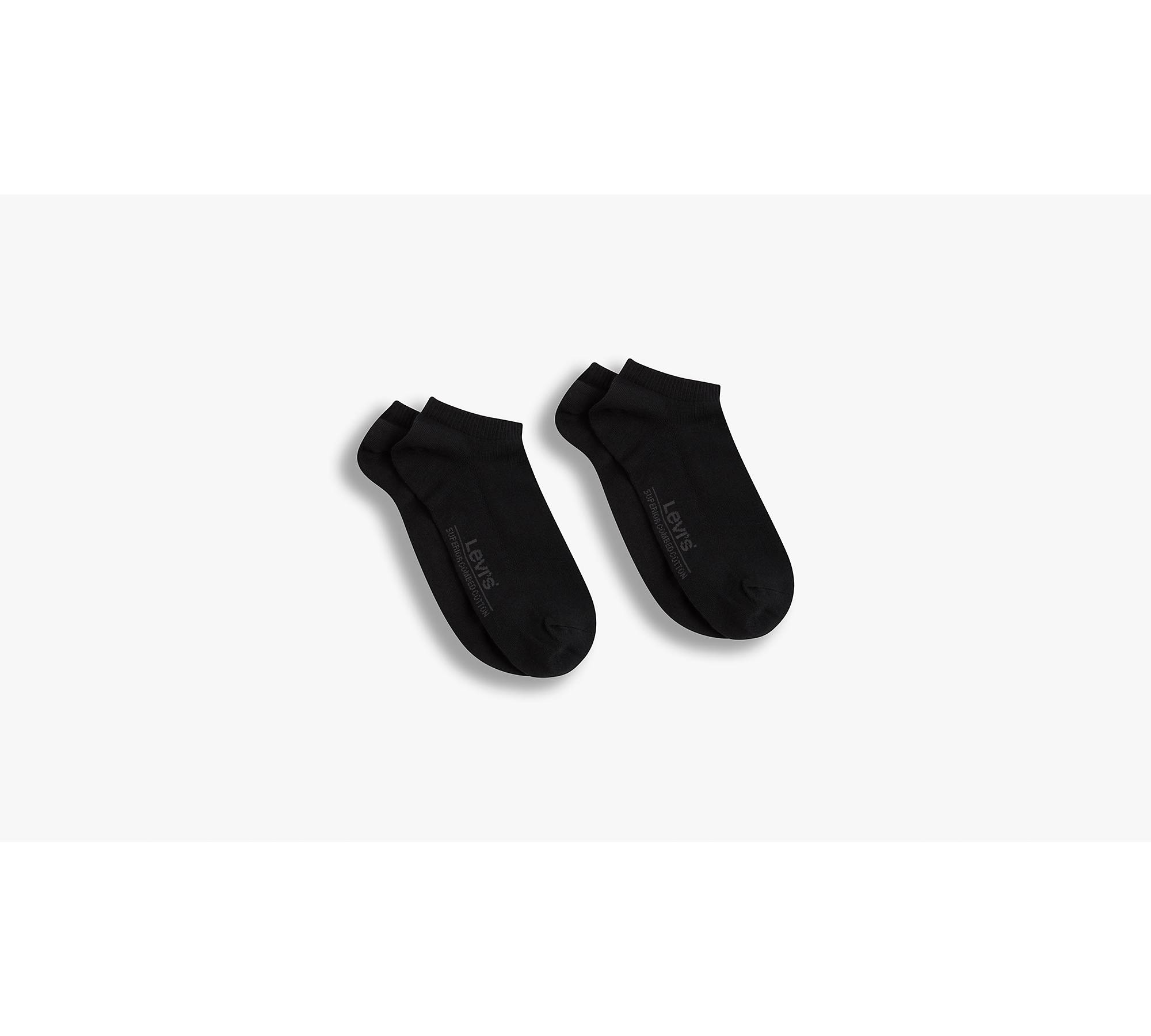 Levi's® Low Cut Socks - 2 Pack - Black | Levi's® CH