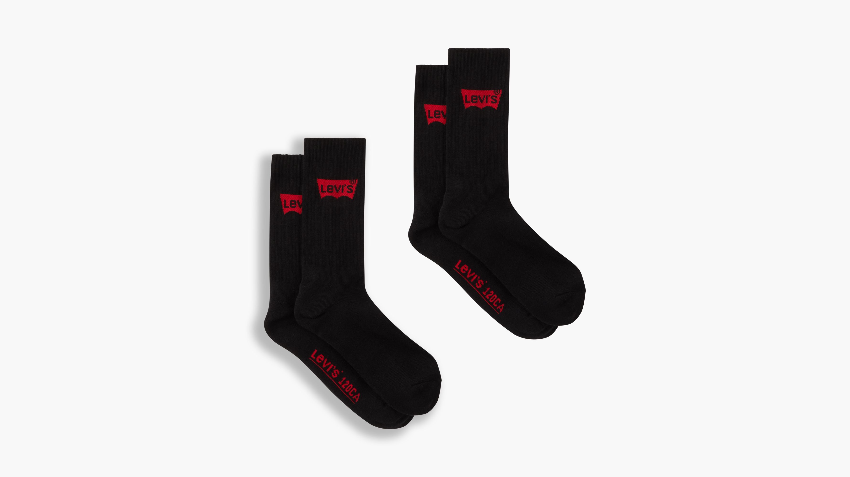 Levi's Regular Cut Socks - Black | Levi 