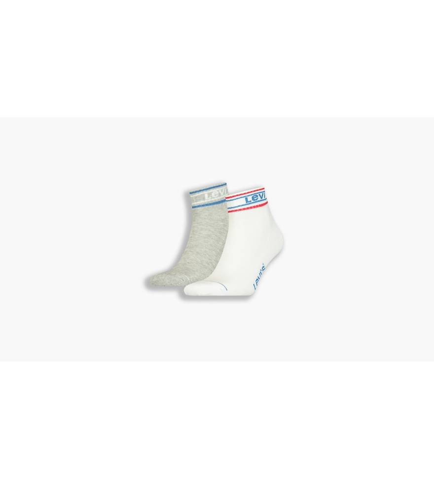 Levi's® Mid Cut Socks - 2 Pack - Multi Colour | Levi's® FR