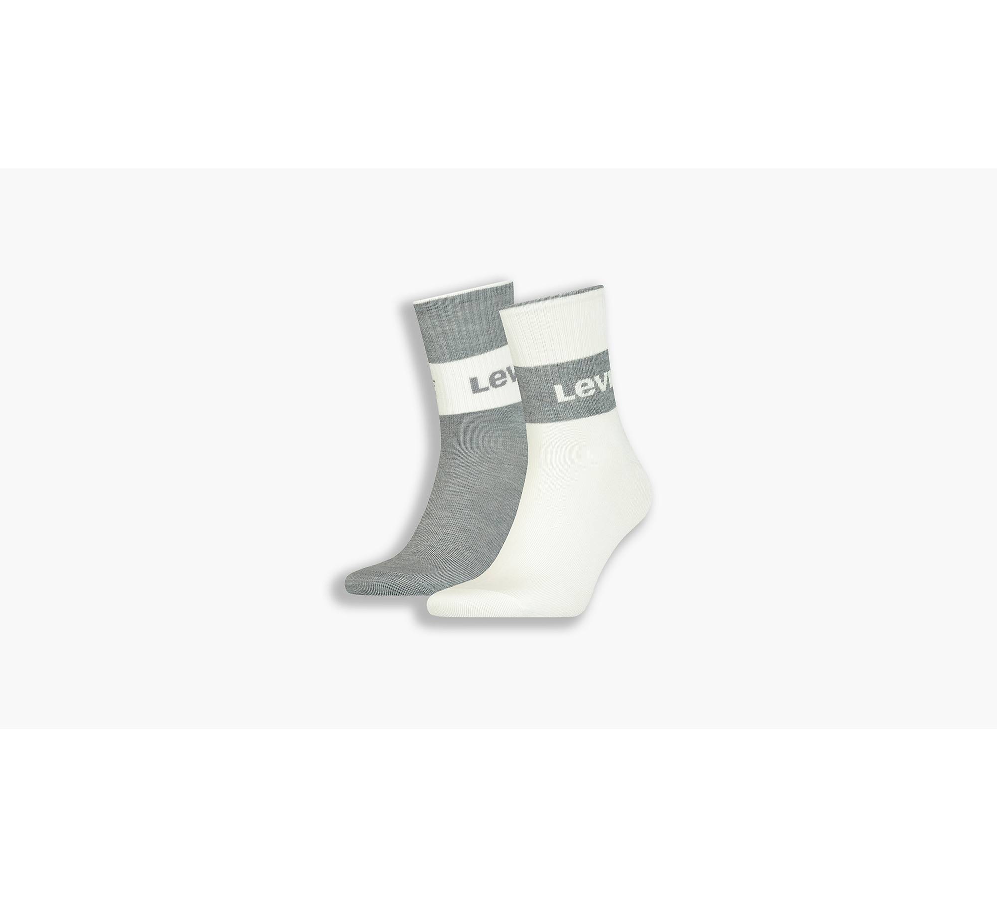 Levi's® Unisex Regular Cut Socks - 2 Pack - Multi Colour | Levi's® NL