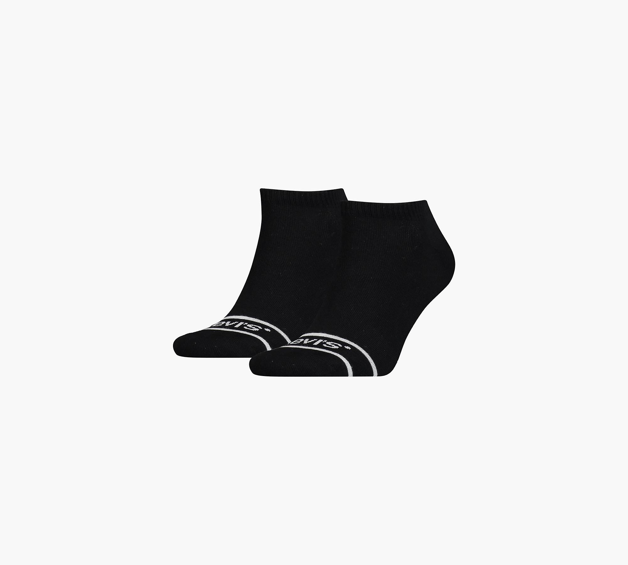 Levi's® Low Cut Sportswear Socks - 2 Pack - Black | Levi's® PL