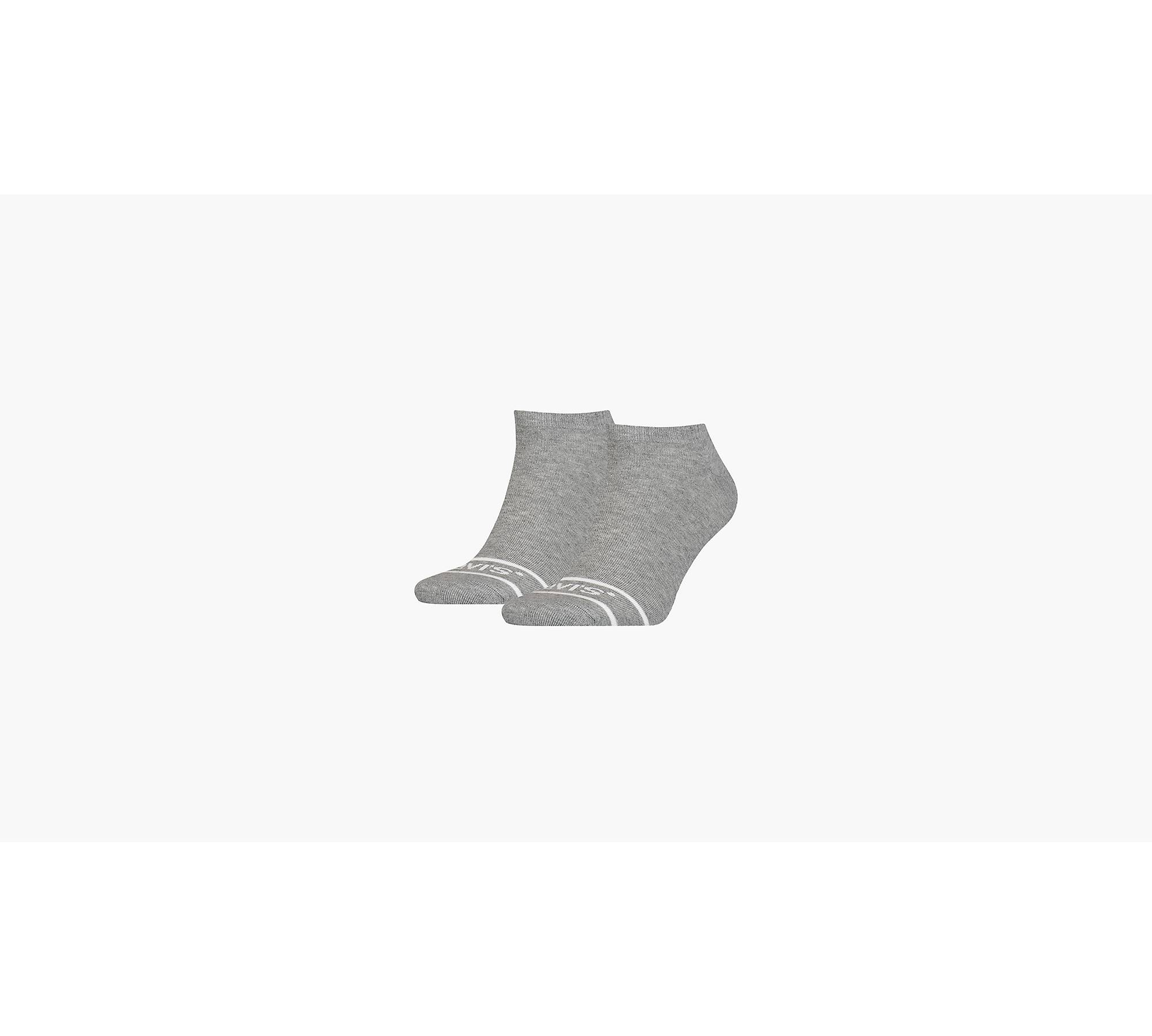 Levi's® Low Cut Sportswear Socks - 2 Pack - Grey | Levi's® GB