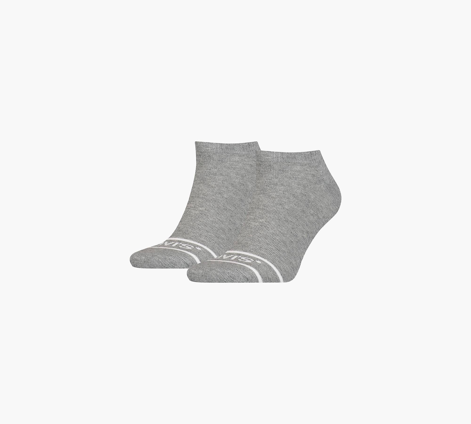 Levi's® Low Cut Sportswear Socks - 2 Pack - Grey | Levi's® GB