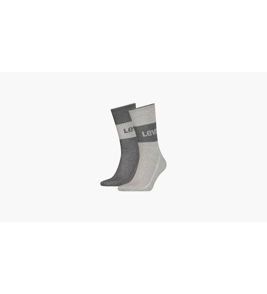 Levi's® Short Cut Socks - 2 Pack - Grey | Levi's® DE