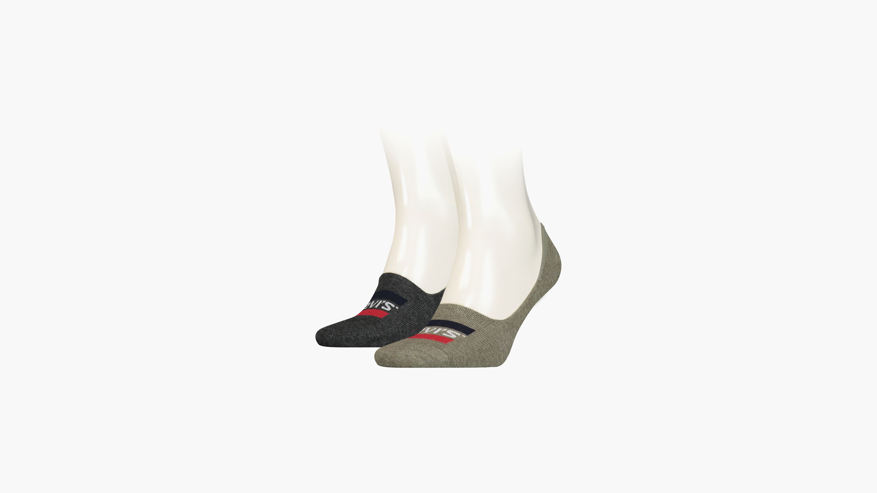 Levi's® Unisex Low Rise Socks - 2 Pack - Green | Levi's® GB