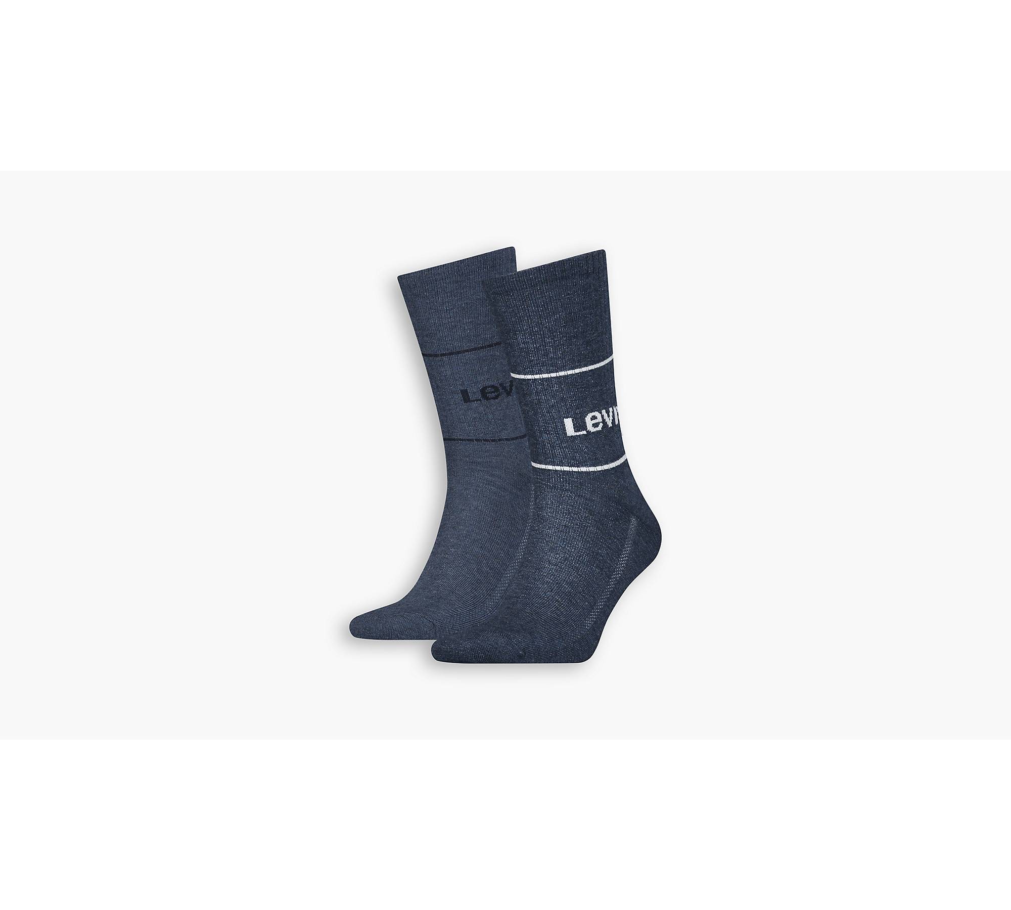 Levi's® Short Cut Sports Socks - 2 Pack - Blue | Levi's® IE