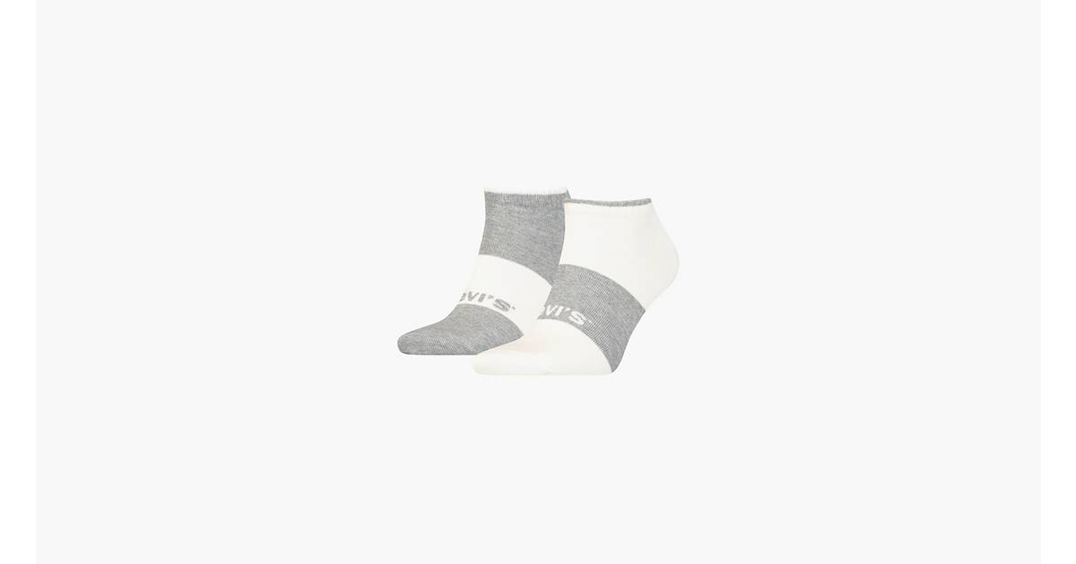 Levi's® Low Cut Sustainable Sports Socks - 2 Pack - Grey | Levi's® DK