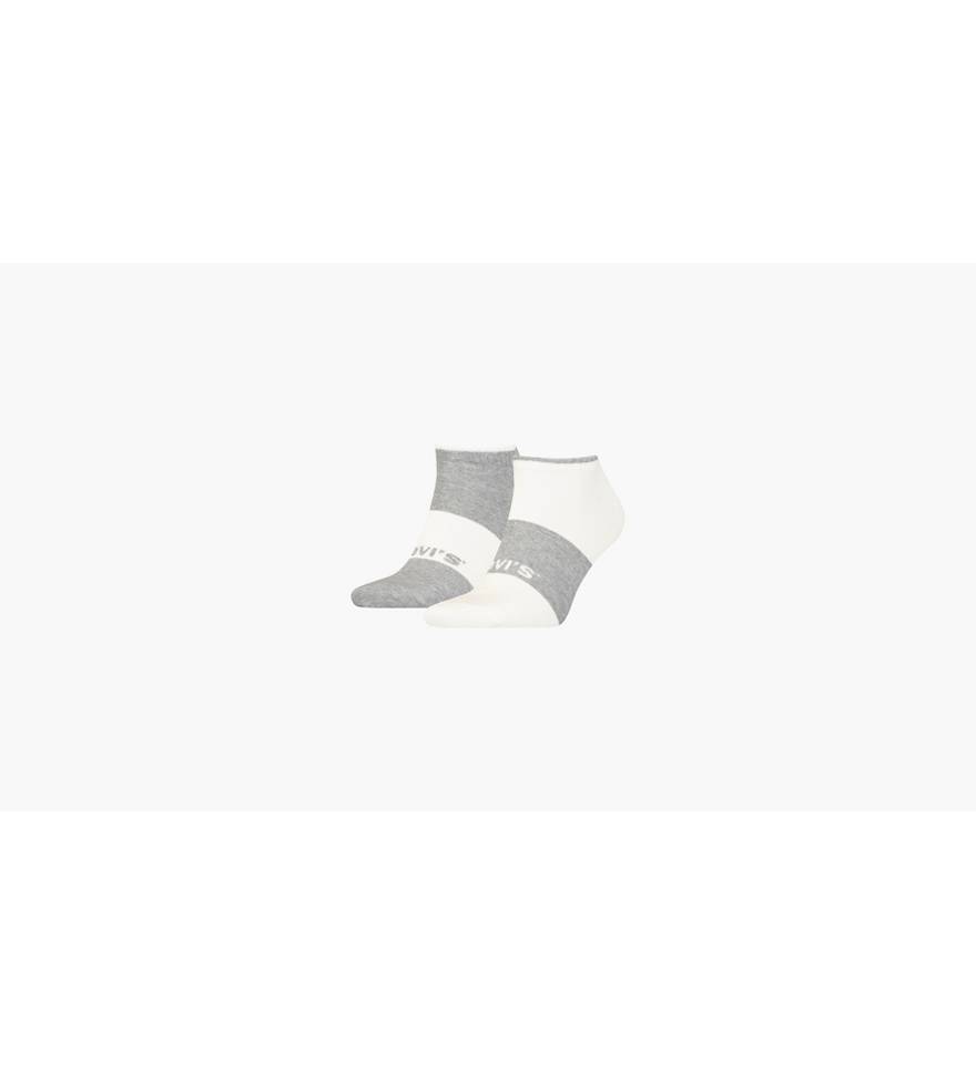 Levi's® Low Cut Sustainable Sports Socks - 2 Pack - Grey | Levi's® GB