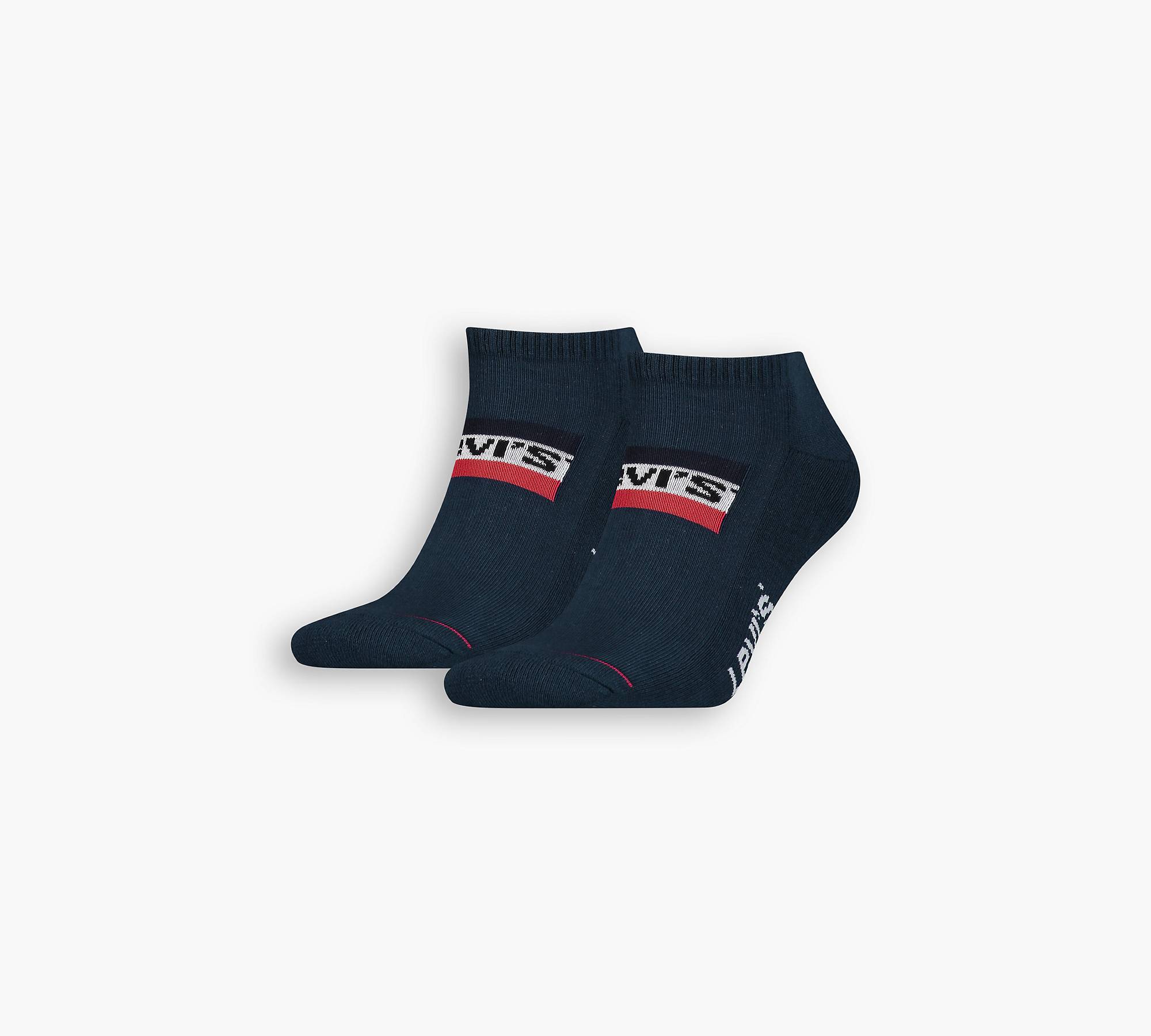 Low Cut Sportswear Logo Socks 2-pack - Blue | Levi's® NO