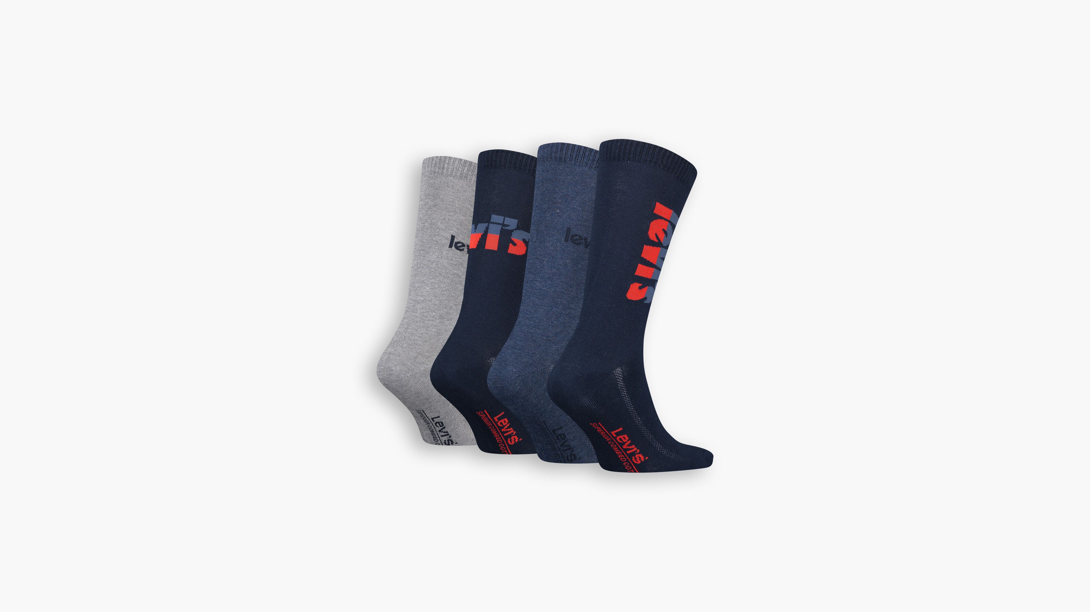 Giftbox Regular Cut Logo Socks 4-Pack 2