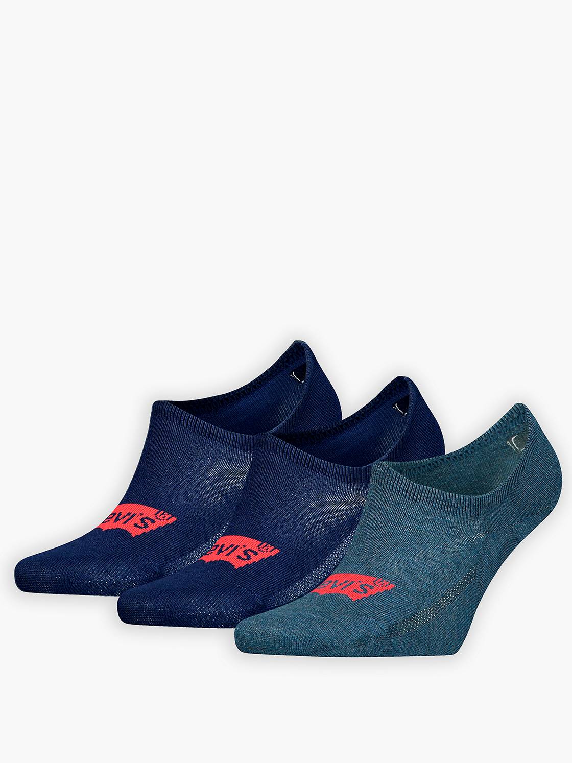 Levi's® High Cut Batwing Logo Recycled Cotton Socks - 3 pack 1