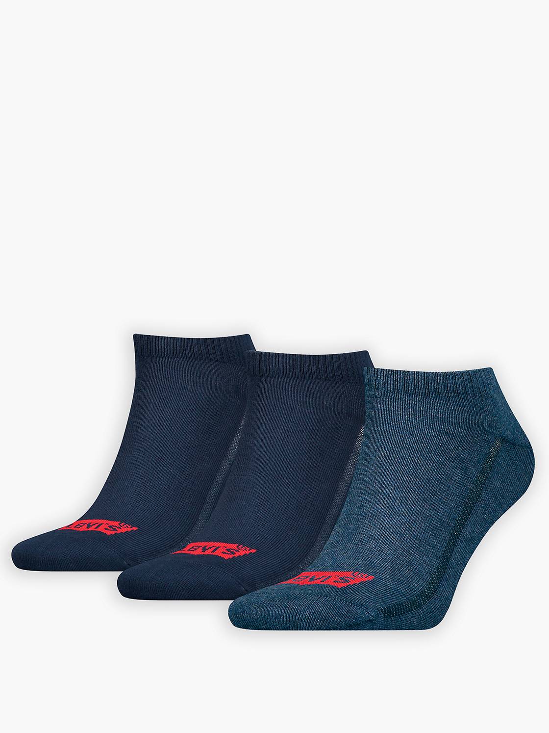 Levi's® Low Cut Batwing Logo Recycled Cotton Socks - 3 pack 1
