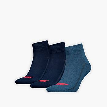 Levi's® mittelhohe Socken mit Batwing Logo aus recycelter Baumwolle – 3er-Pack 1
