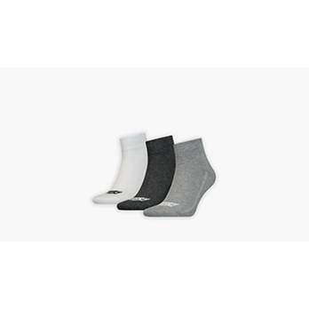 Levi's® Mid Cut Batwing Logo Recycled Cotton Socks - 3 pack 1